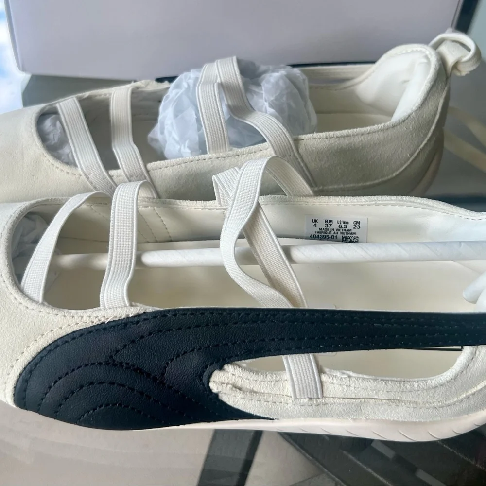 Puma Black Ballet Sneakers - Picture 7 of 8